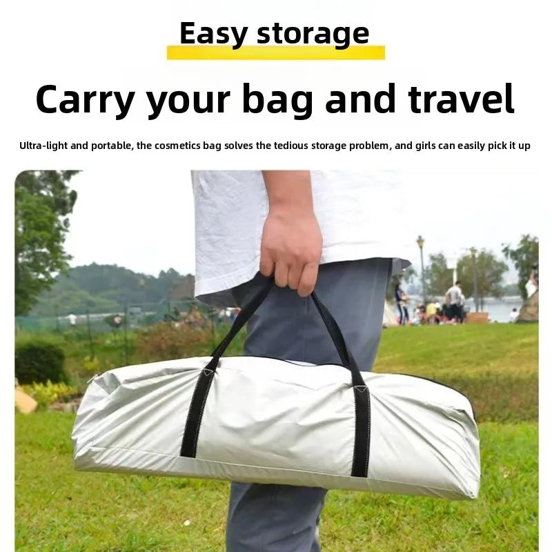 Outdoor Camping Sunshade Canopy Vinyl Outdoor Thickened Sunscreen Coating Camping Rainproof Square