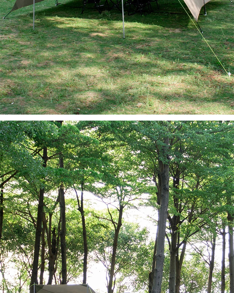 UPF50+ Lycra Beach Tent, Portable Sunshade Canopy with Sandbag Anchors, Windproof Outdoor Shelter for Camping, Fishing & Picnic