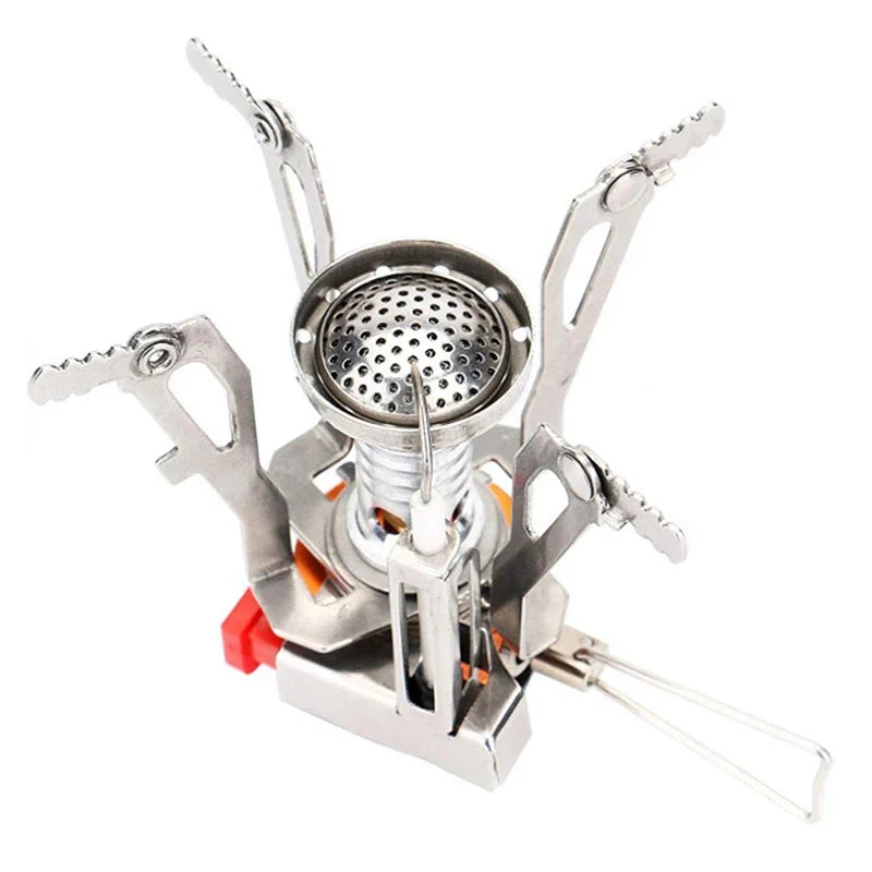Gas Cooker Camping Accessories  Portable Outdoor Camping Aluminum Alloy Ultra Light Picnic Cooking Camp Stove Survival Furnace
