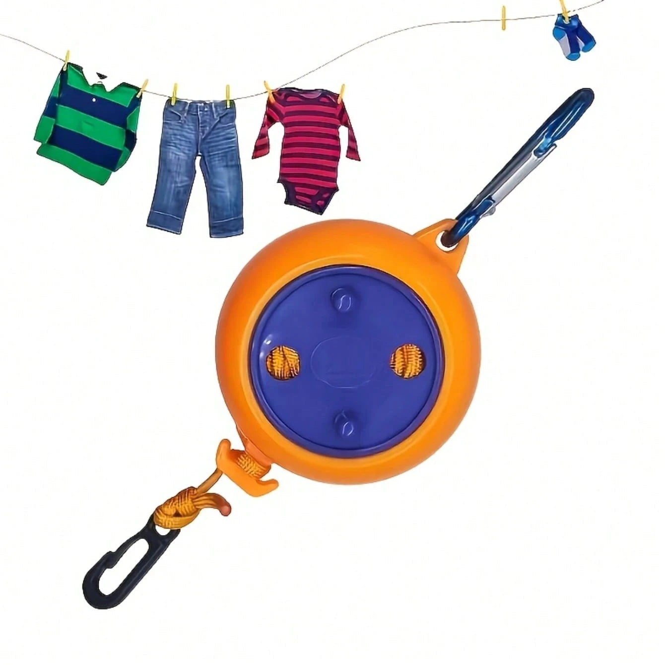 Retractable Clothesline Portable Travel Clothes Drying Rack Rope Outdoor Camping Portable Clothing Line for Laundry