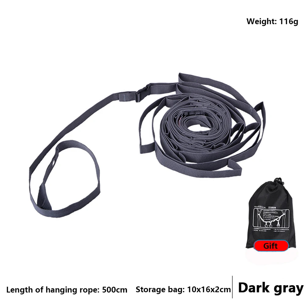 Adjustable Camping Hanging Rope For Tent Canopy -Portable Multi-Use Hiking Backpacking Campsite Gear Storage Accessories