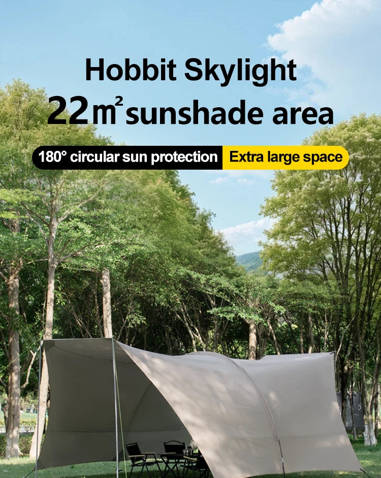 UPF50+ Lycra Beach Tent, Portable Sunshade Canopy with Sandbag Anchors, Windproof Outdoor Shelter for Camping, Fishing & Picnic