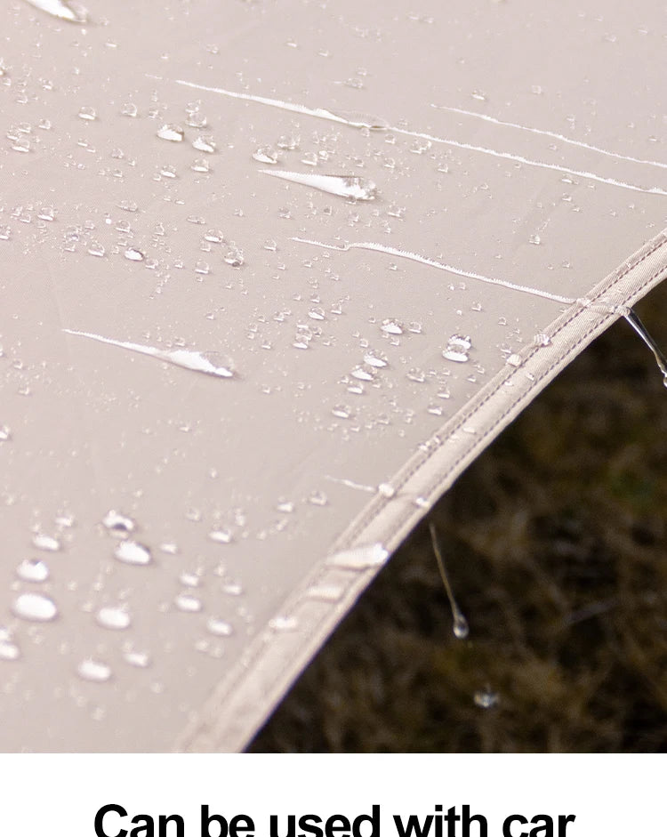 UPF50+ Lycra Beach Tent, Portable Sunshade Canopy with Sandbag Anchors, Windproof Outdoor Shelter for Camping, Fishing & Picnic