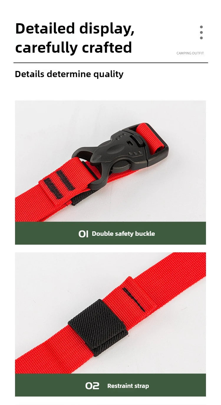 4/2/1PCS Cargo Tie Luggage Lash Belt Strap Buckle Camping Nylon Travel Kits Buckle Tie-Down Belt Cargo Straps for Travel Camping