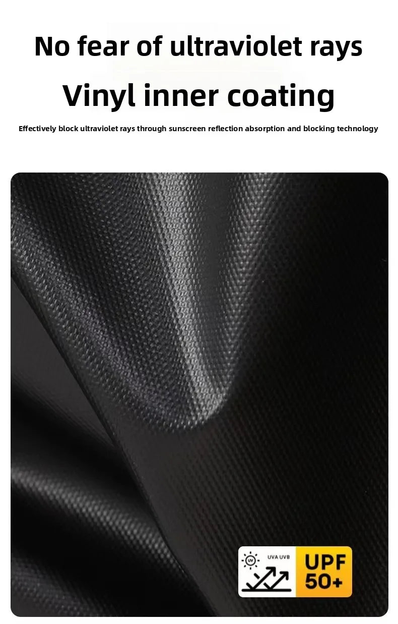 Outdoor Camping Sunshade Canopy Vinyl Outdoor Thickened Sunscreen Coating Camping Rainproof Square