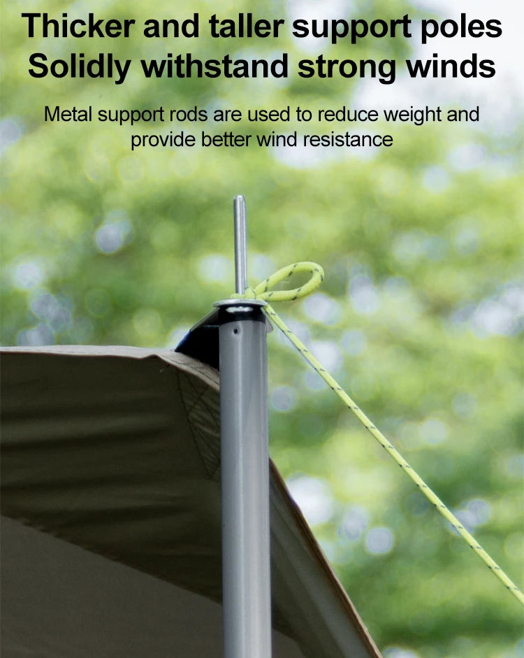 UPF50+ Lycra Beach Tent, Portable Sunshade Canopy with Sandbag Anchors, Windproof Outdoor Shelter for Camping, Fishing & Picnic